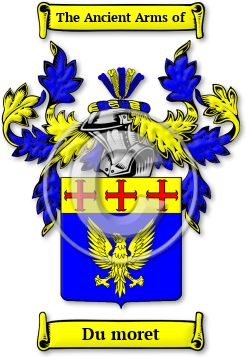 Du moret Family Crest Download (jpg) Legacy Series - 150 DPI